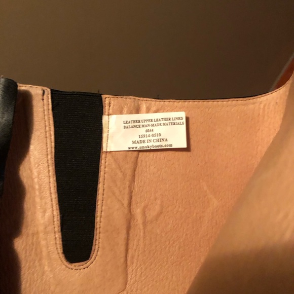 BLACK Real leather riding boots -  New - Size 7 - Picture 5 of 6